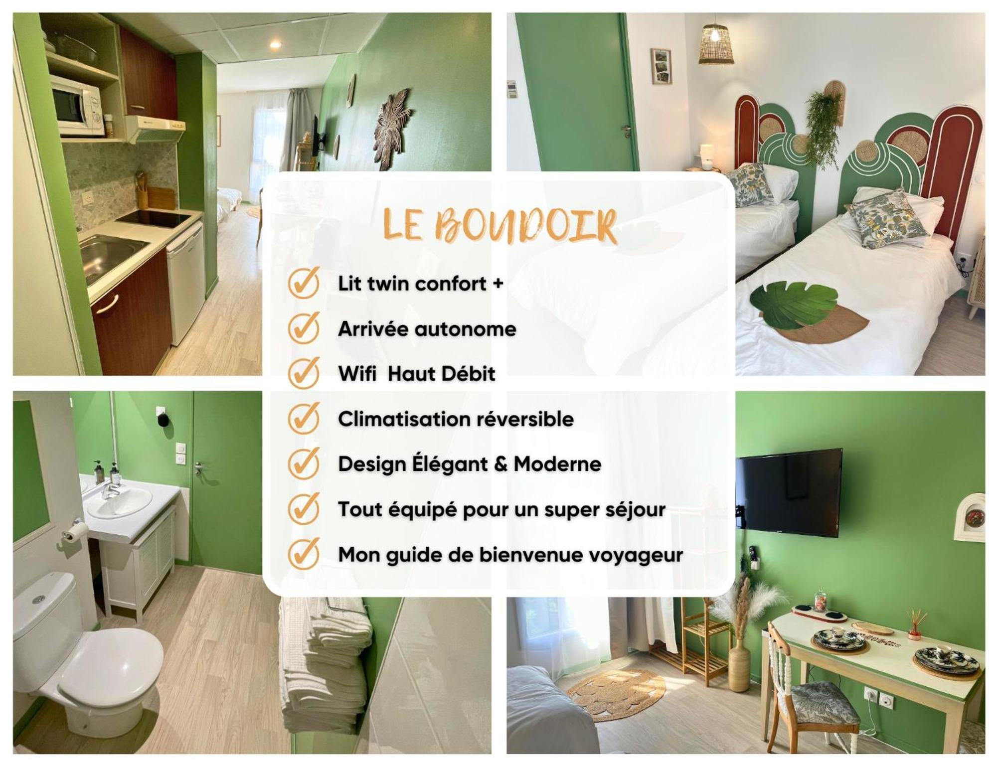Apartamento Boudoir - Clim-Wifi-Twin-Gare Lourdes Exterior foto