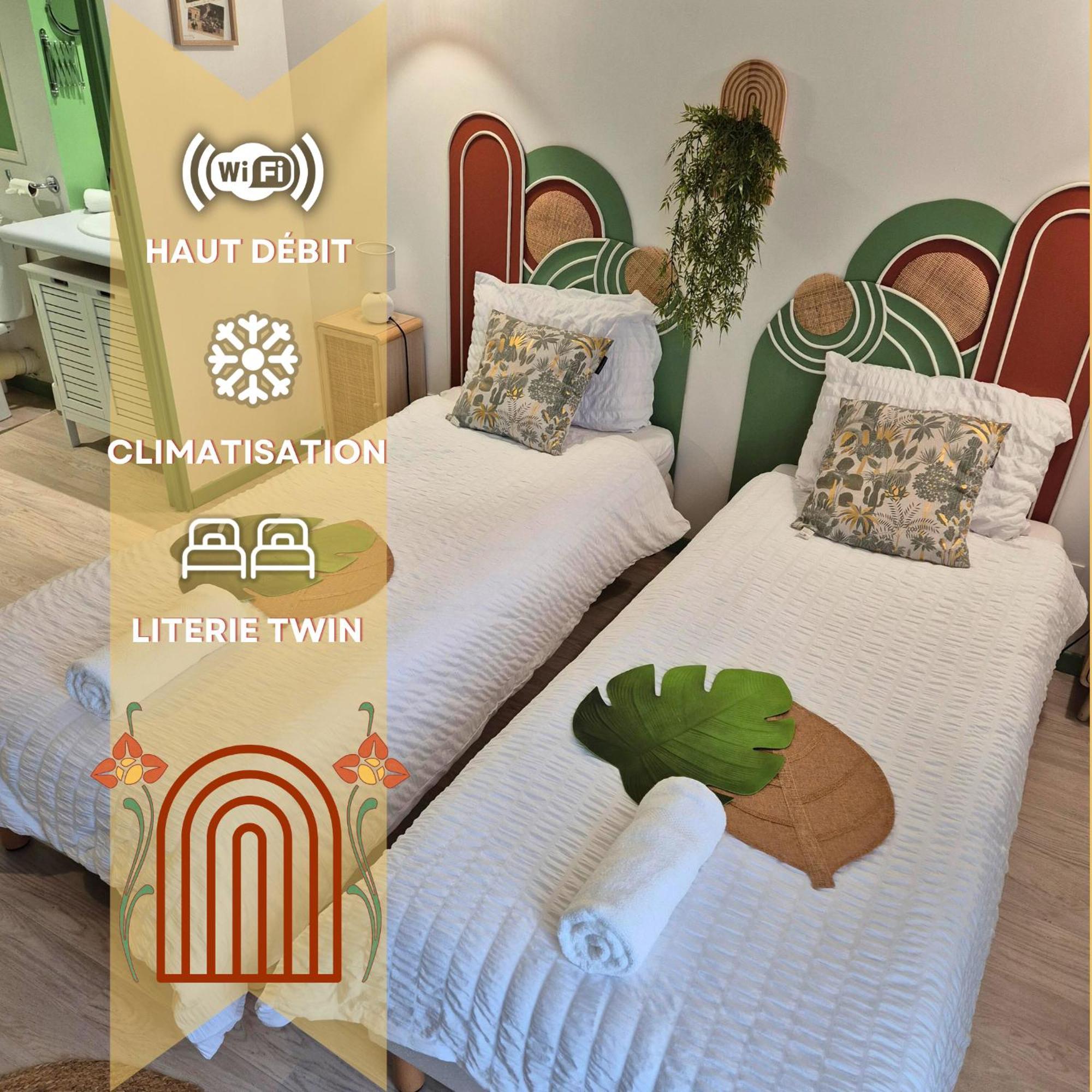 Apartamento Boudoir - Clim-Wifi-Twin-Gare Lourdes Exterior foto